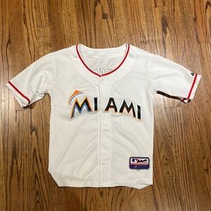 Miami marlins Fernandez baseball youth jersey- youth medium